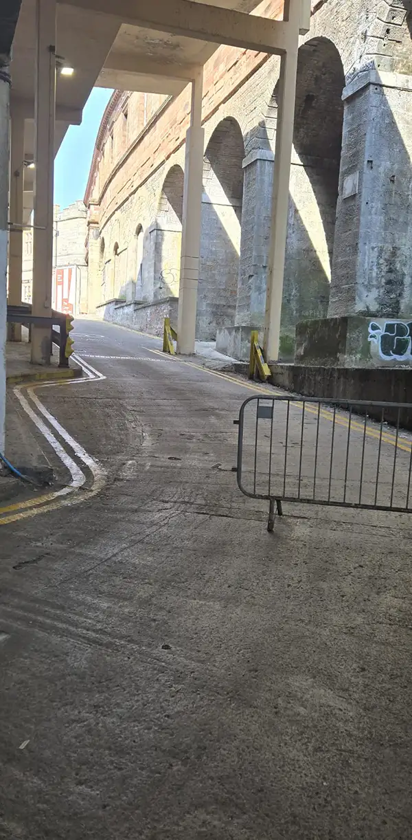 Before - faded lines